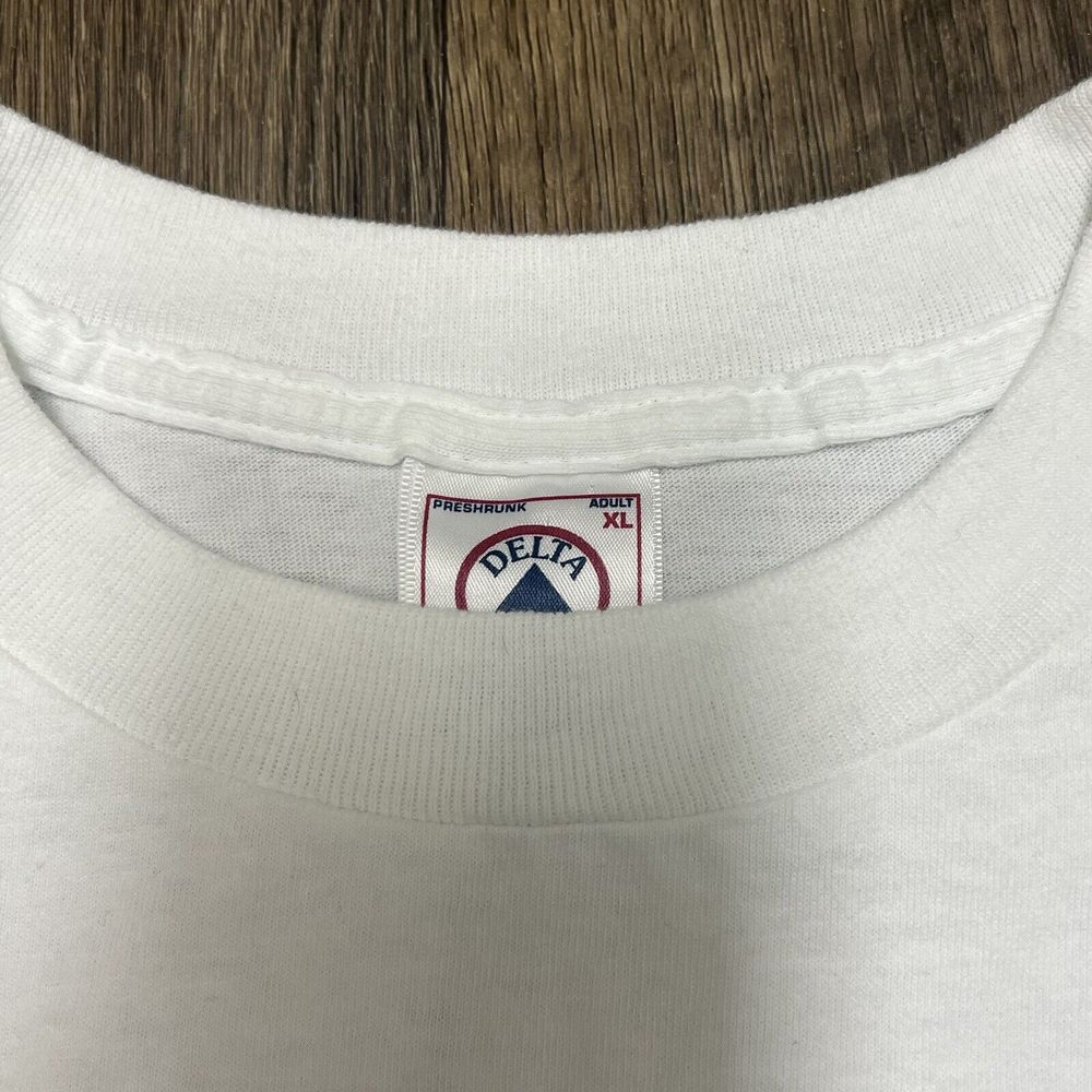 Vintage Y2K Class of 2000 T-Shirt Men's XL White Graduation Delta Pro Weight - Picture 5 of 10